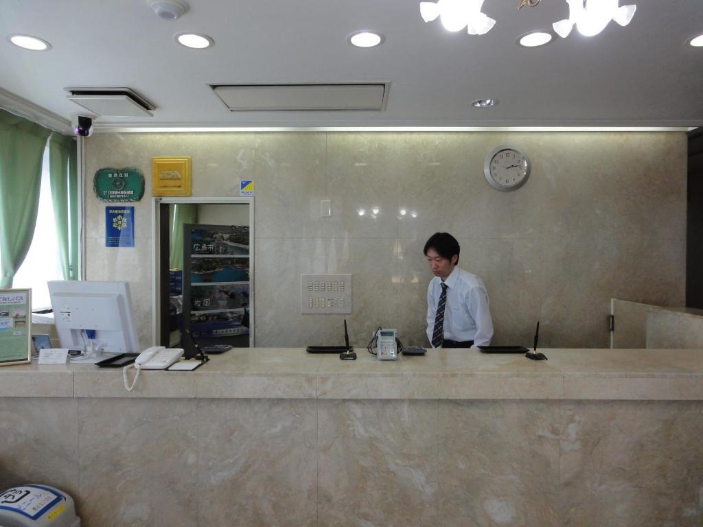 Hiroshima Rich Hotel Exterior foto